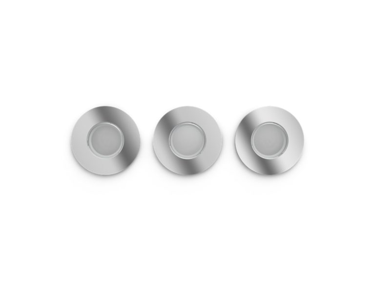 PHILIPS Xamento Hue Recessed chrome 3x4.2W
