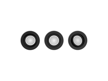 PHILIPS Centura Hue Recessed R. black 3x4.2W