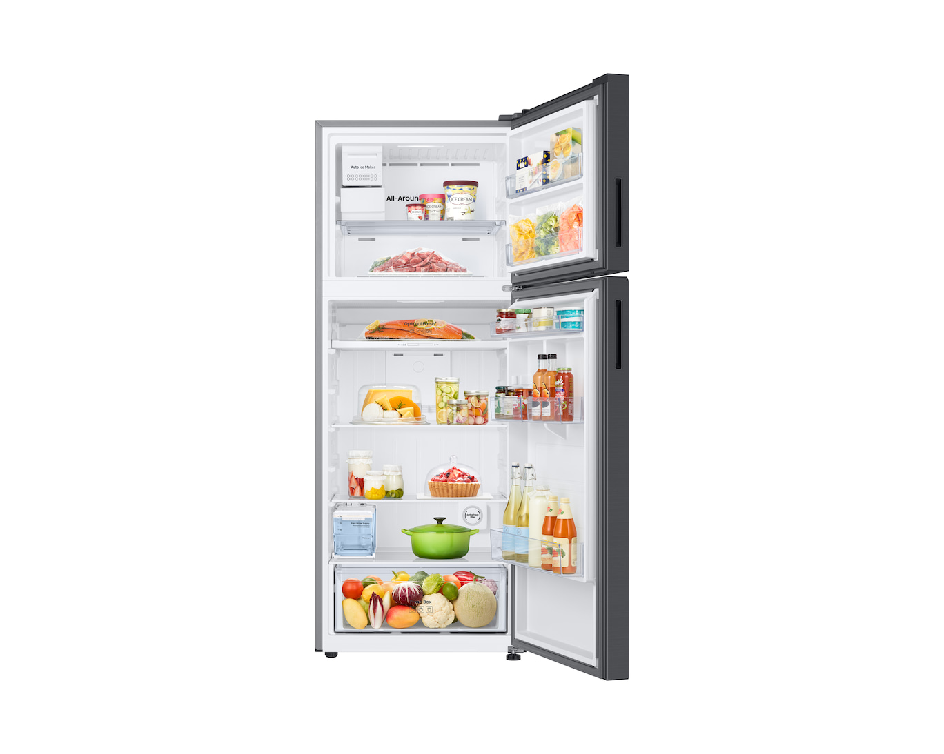 SAMSUNG RT47CB6686B1SS Bespoke AI Top Mount Freezer 460L