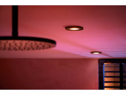 PHILIPS Xamento Hue Recessed black 3x4.2W