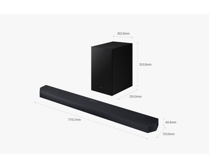 SAMSUNG HW-Q600H/XS Soundbar 3.1.2ch Subwoofer