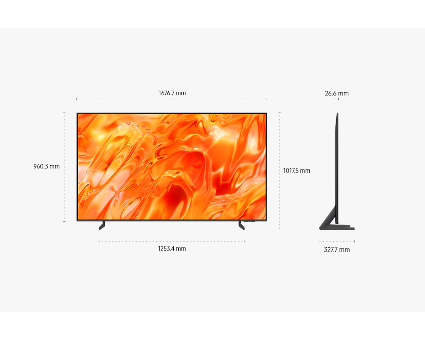 SAMSUNG QA75QN70HAK Neo QLED QN70H 4K Vision AI Smart TV 75inch