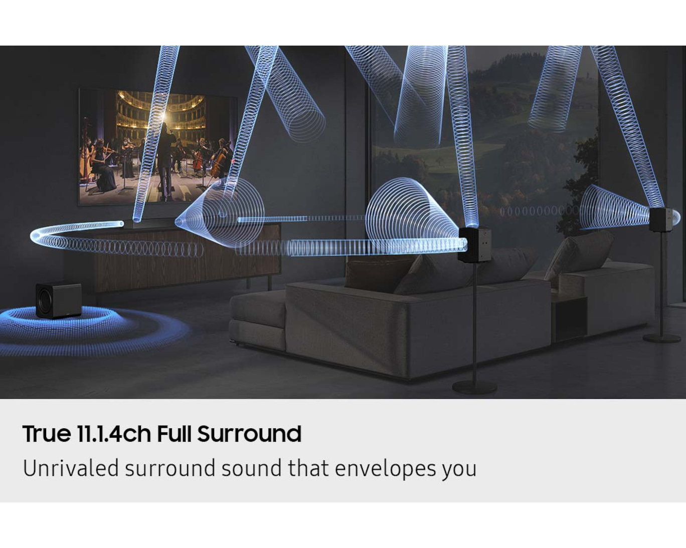 SAMSUNG HW-Q990H/XS Soundbar 11.1.4ch Subwoofer & Rear Speaker