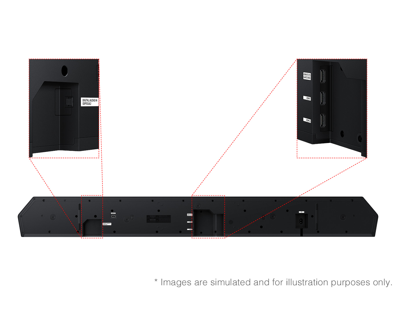 SAMSUNG HW-Q990H/XS Soundbar 11.1.4ch Subwoofer & Rear Speaker