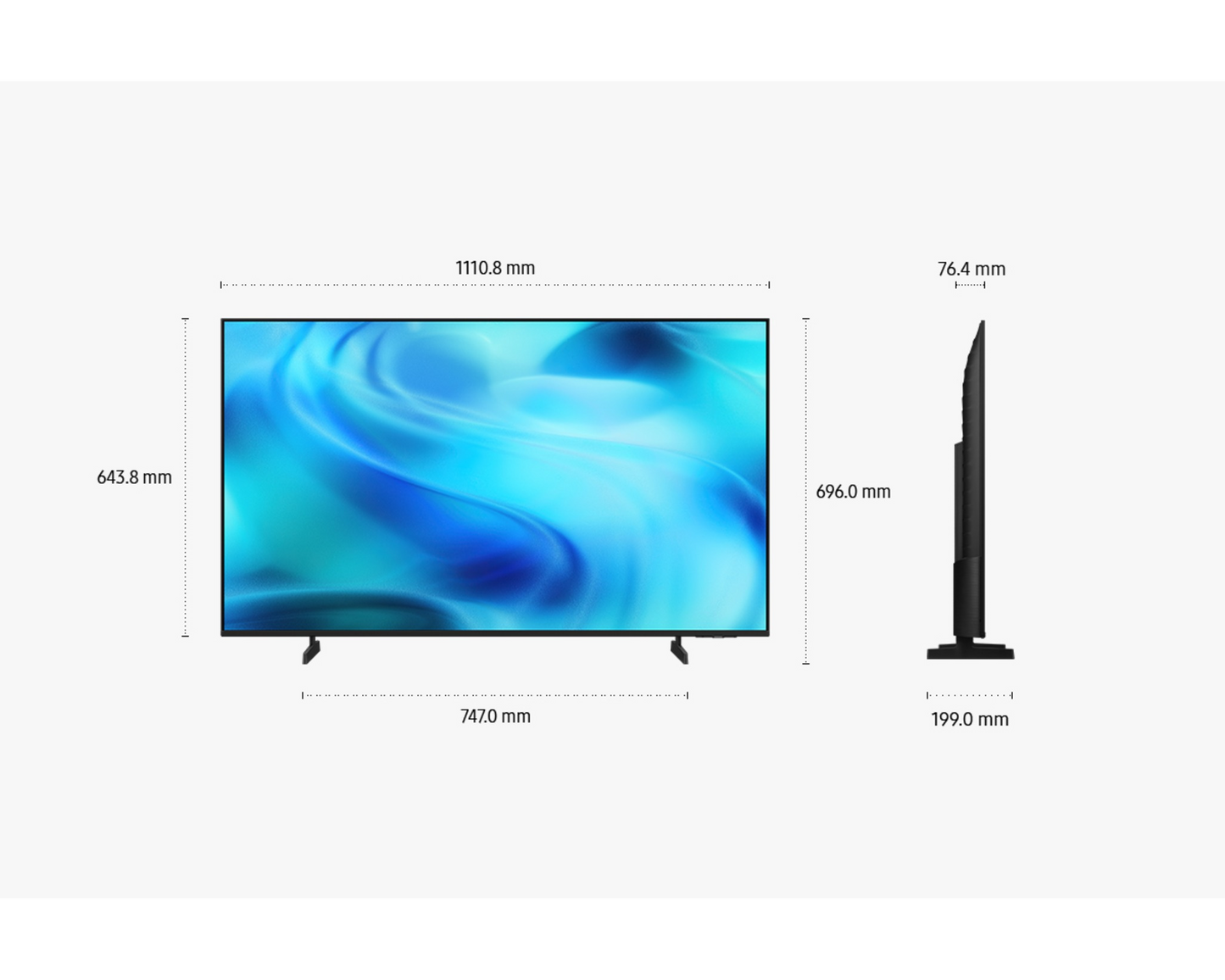 SAMSUNG UA50U8000HK Crystal UHD U8000H 4K Vision AI Smart TV 50inch