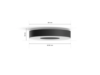 PHILIPS Xamento M Hue Ceiling Lamp Black