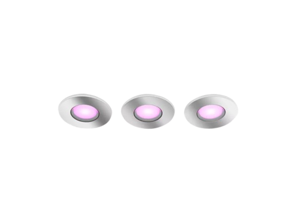 PHILIPS Xamento Hue Recessed chrome 3x4.2W