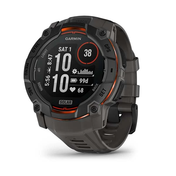 GARMIN Instinct 3 Solar Rugged outdoor GPS smartwatches