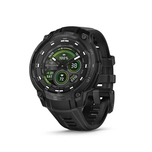 GARMIN Instinct Crossover AMOLED Rugged Hybrid GPS Smartwatch