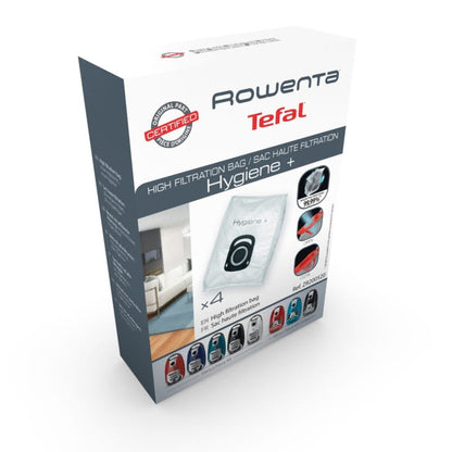 TEFAL ZR2005 Hygiene+ Dust Bag (4 pcs – for Silence Force 4A Series)