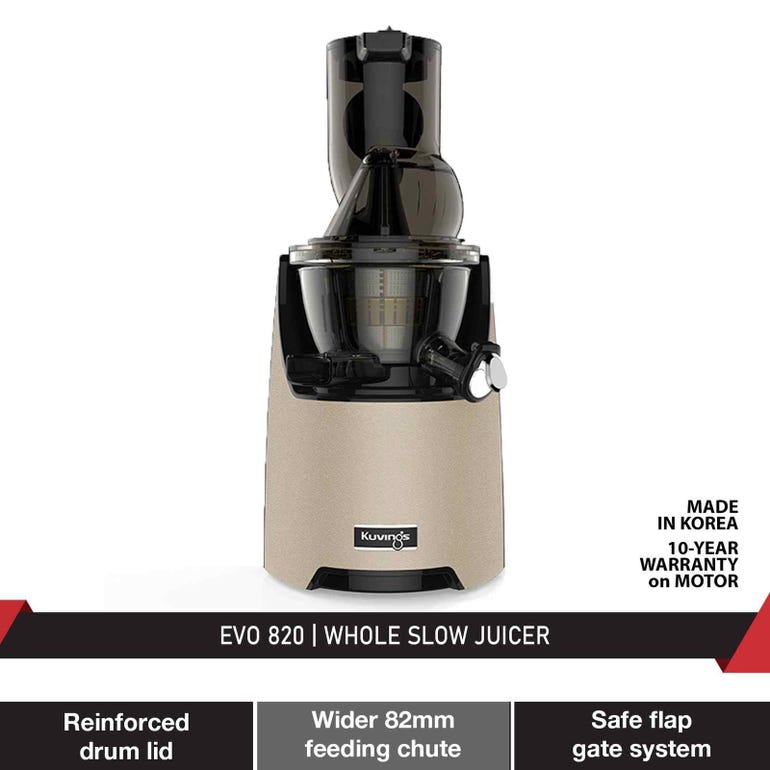 KUVINGS EVO820 CHAMPAGNE GOLD SLOW JUICER (240W)