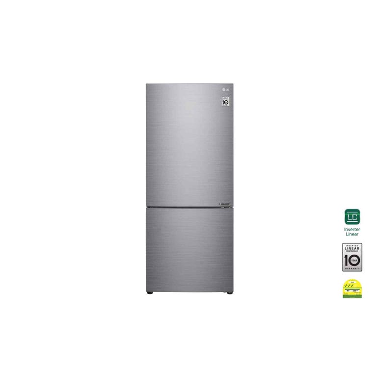 LG GB-B4059PZ 2 Door Fridge 408L