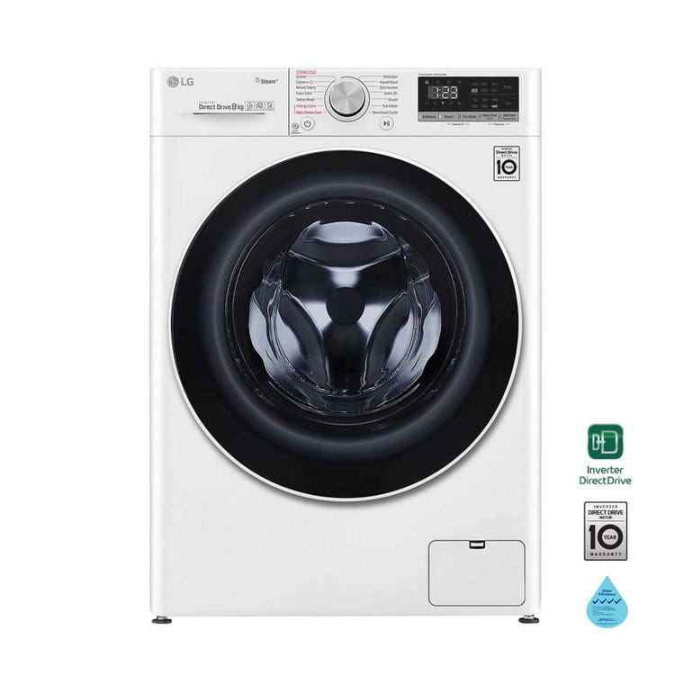 LG FV1408S4W Front Load Washer 8kg