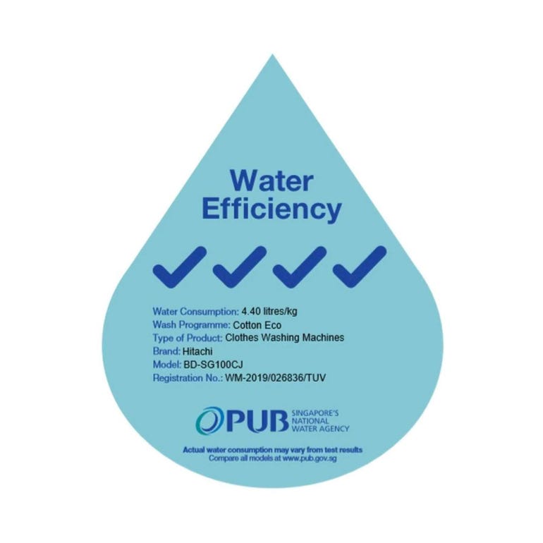 HITACHI BD-SG100CJ Front Load Washer Dryer 10/7kg