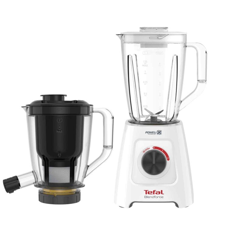 TEFAL BL42Q Blendforce 2-in-1 Blender with Juice Jar Attachment