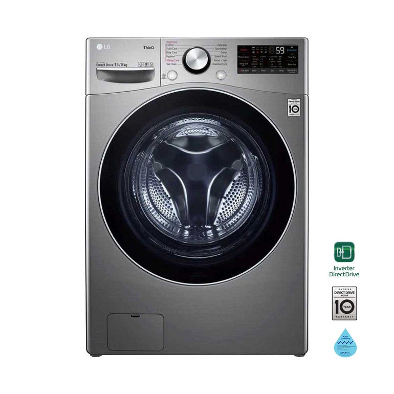 LG F2515RTGV Front Load Washer Dryer 15/8kg