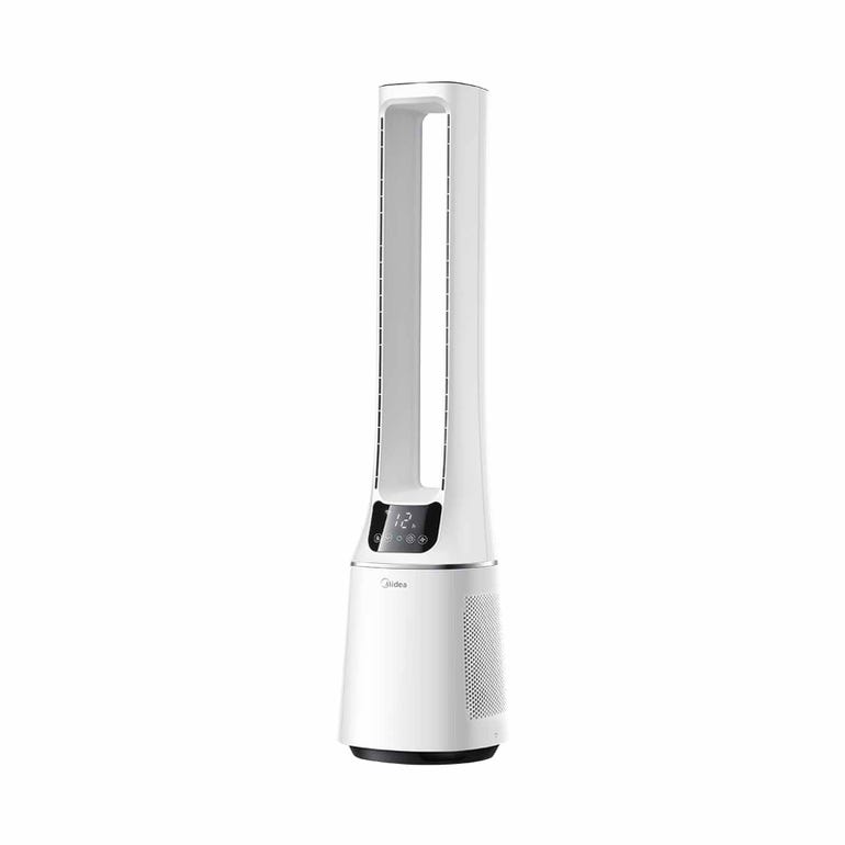 MIDEA MAM060CPAPWH Bladeless Fan With Air Purifier