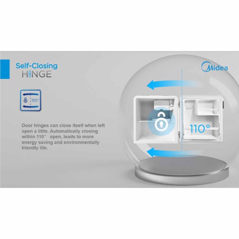 MIDEA MDRD88FGD01-SG Bar Fridge 47L