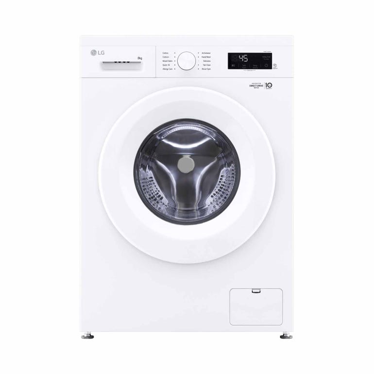 LG FB1208S6W Front Load Washer 8kg