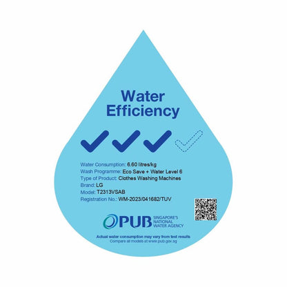 LG T2313VSAB Top Load Washer 13kg