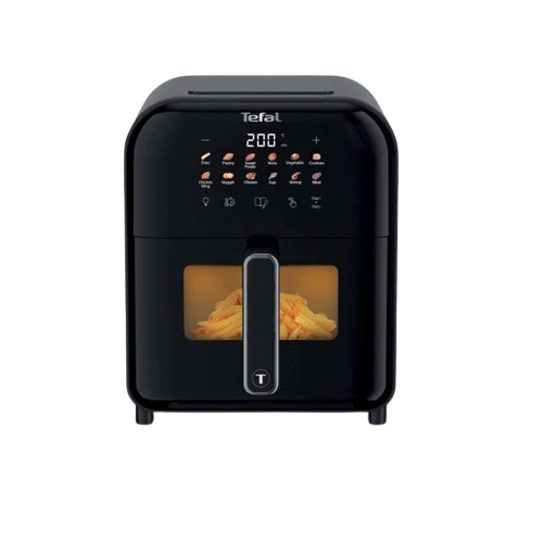 TEFAL EY8218 Easy Fry Far-Infrared Vision Air Fryer with Window (6L)
