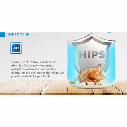 MIDEA MDRD143FGB01-SG Bar Fridge 93L