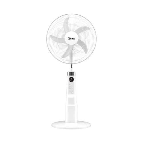 MIDEA MFS180ROAPWH DC Rechargeable Stand Fan 18”