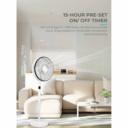 MISTRAL MSF1455DRW DC Stand Fan With Remote 14”