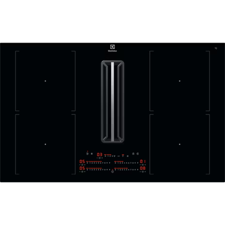 ELECTROLUX KCC84450CK venting induction hob with 4 cooking zones