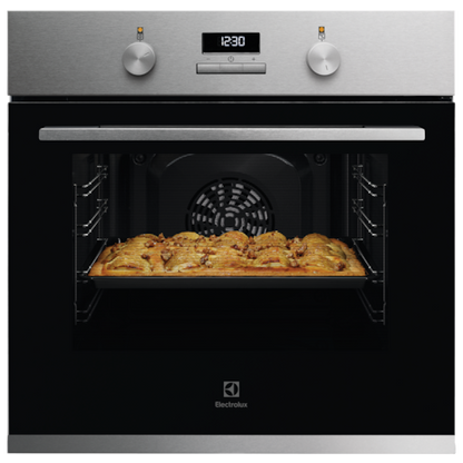ELECTROLUX KOH3H00BX 60cm UltimateTaste 300 built-in single oven with 65L capacity