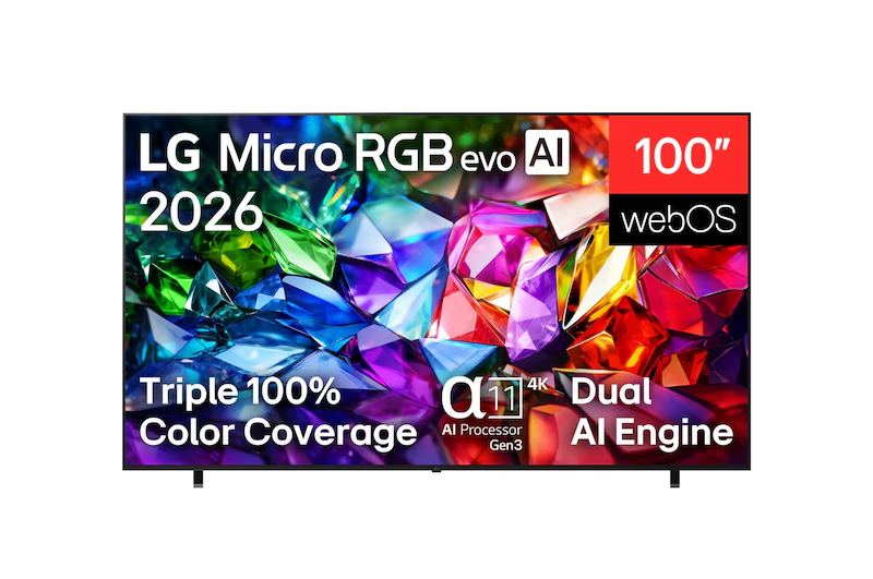 LG 100MRGB96BS Micro RGB evo AI MRGB96 4K Smart TV 100”