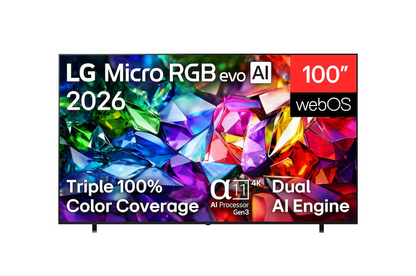 LG 100MRGB96BS Micro RGB evo AI MRGB96 4K Smart TV 100”