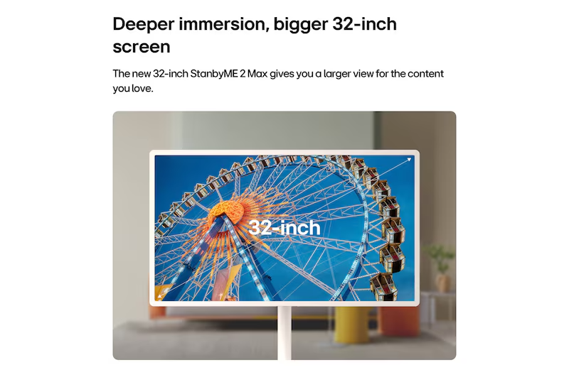LG 32LX6BDGA StanbyME 2 Max LX6 Movable Screen 32”