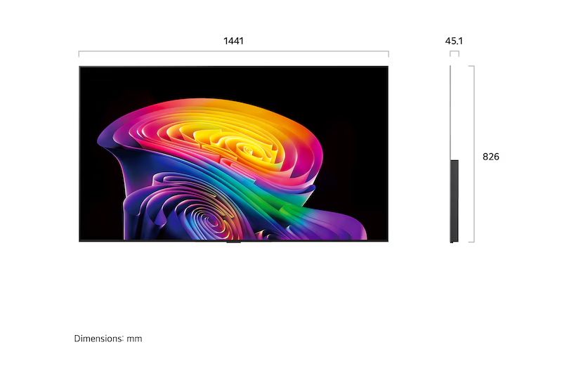 LG OLED65C6PSA OLED evo AI C6 4K Smart TV 65inch