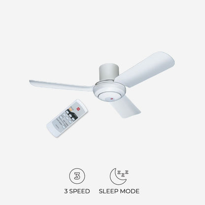 KDK M11SU 3-Blades Remote Control AC Ceiling Fan (110cm)
