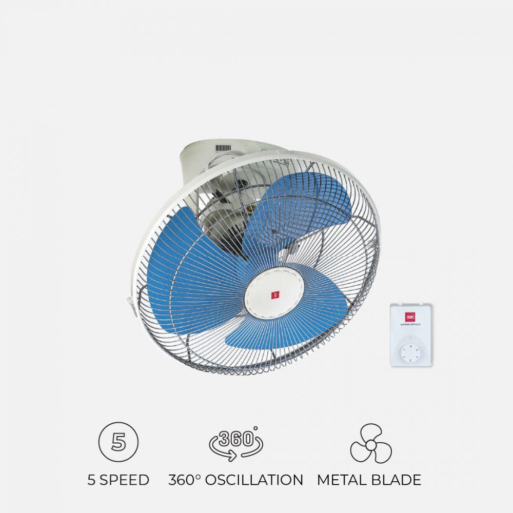 KDK M40RS 5-speed Orbital Fan with Regulator Control (40cm/16”)