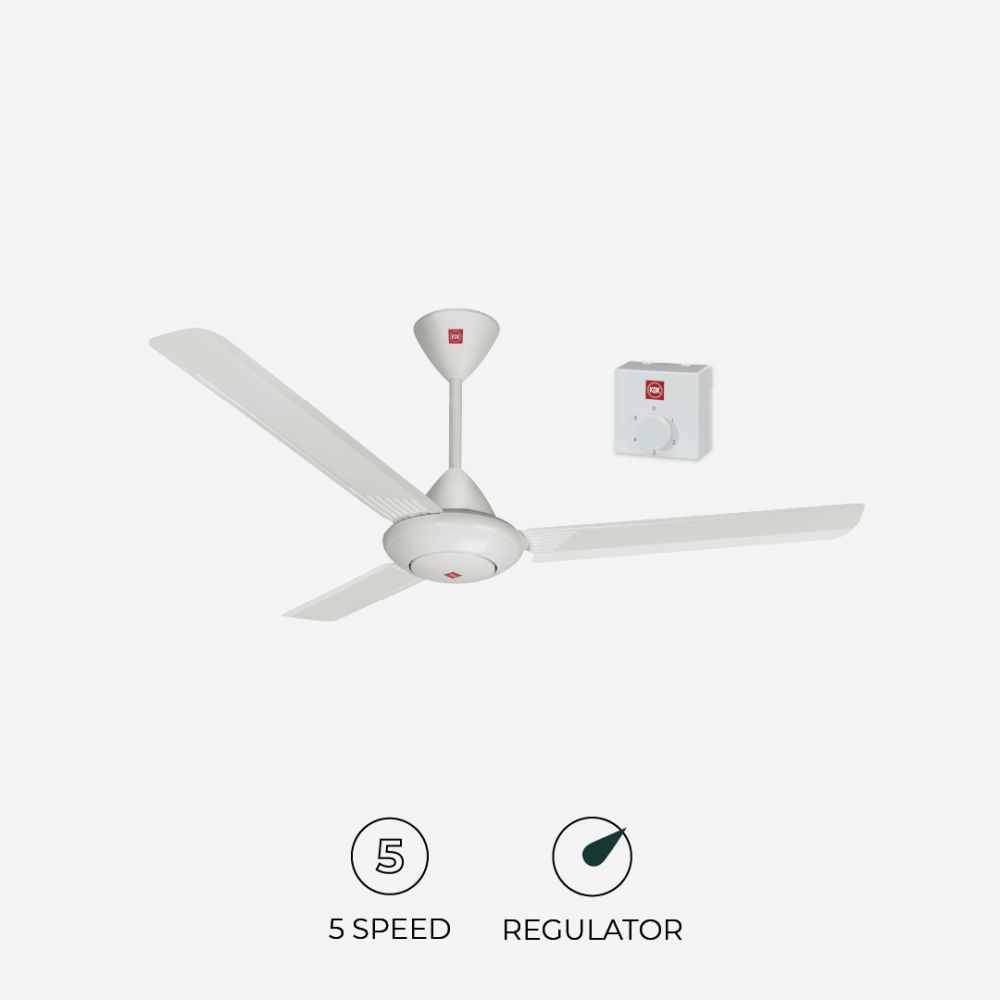 KDK M48SG 3-Blades AC Ceiling Fan with Regulator Control (120cm)
