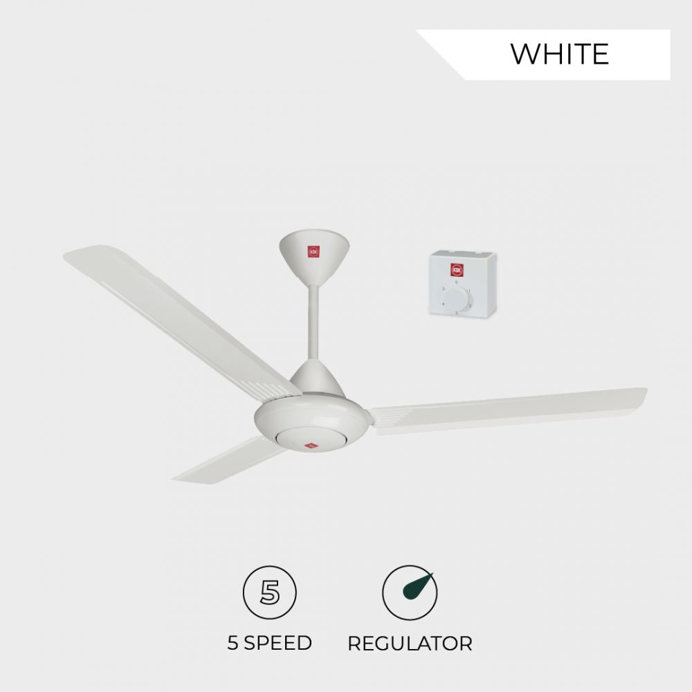 KDK M60SG 3-Blades AC Ceiling Fan with Regulator Control (150cm)