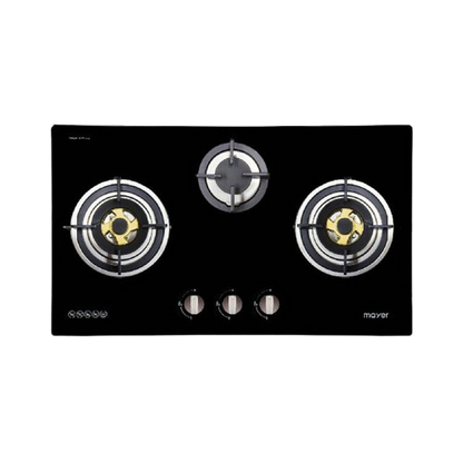 MAYER MMGH773HI 3 Burner Glass Gas Hob 78cm