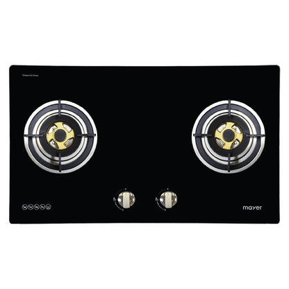 MAYER MMGH772HI 2 Burner Glass Gas Hob 78cm