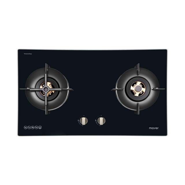 MAYER MMGH8821HI 2 Burner Glass Gas Hob 86cm