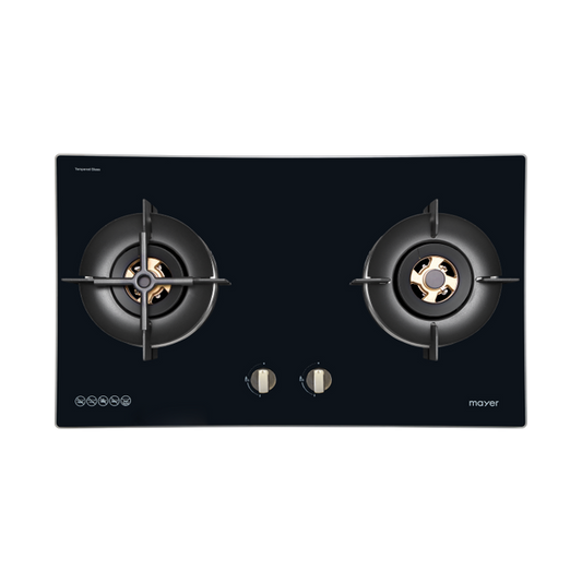 MAYER MMGH8821HI 2 Burner Glass Gas Hob 86cm