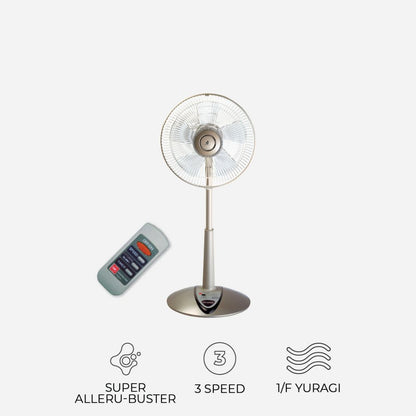 KDK P30KH 3-speed Stand fan with Remote Control (30cm/12”)
