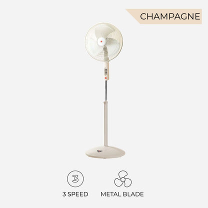 KDK P40US 3-speed Stand Fan with Metal Blade (40cm/16”)