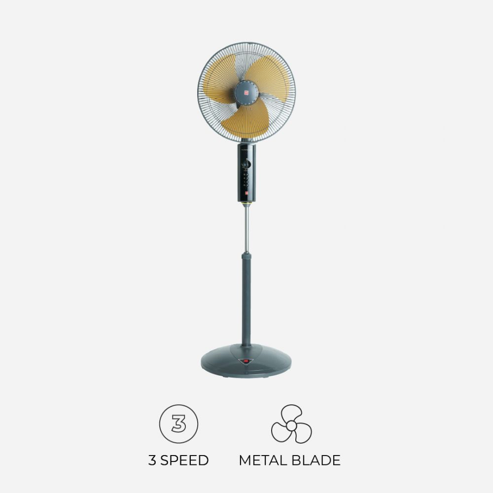 KDK P40VS 3-speed Stand Fan with Metal Blade (40cm/16”)