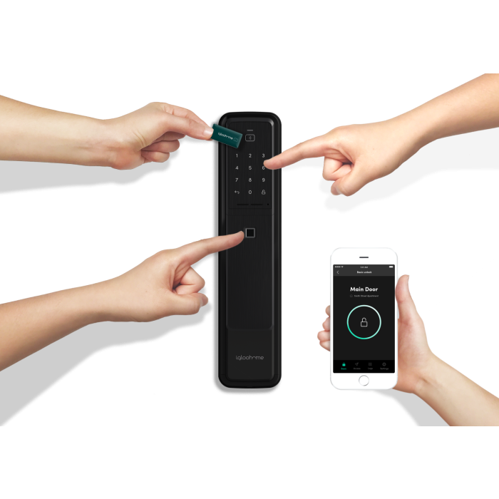 IGLOOHOME MP1F + RM2F Gate & Door Digital Lock Combo