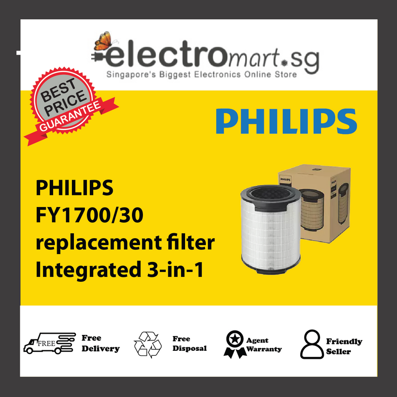 PHILIPS FY1700/30 replacement filter Integrated 3-in-1