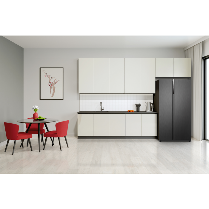 HITACHI HRSN9552DGBSG Side By Side Fridge 525L