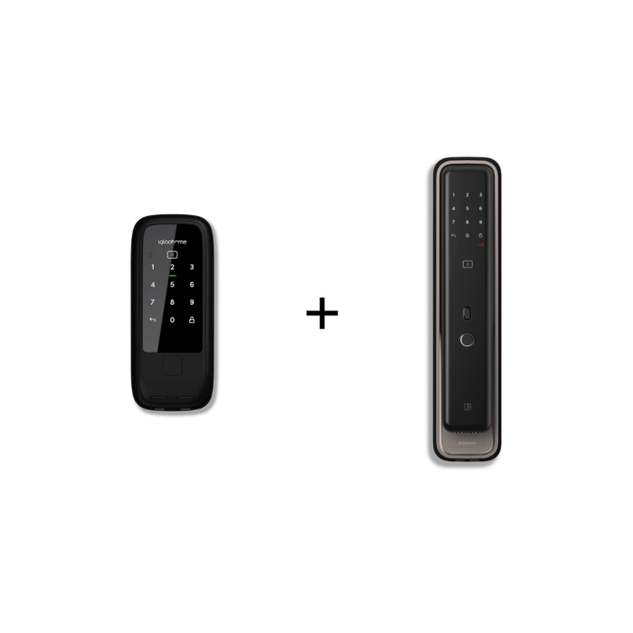 IGLOOHOME MT1 + RM2 Gate & Door Digital Lock Combo