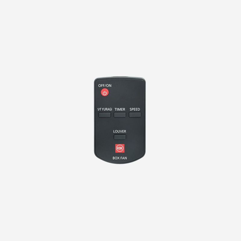 KDK SC30H 3-speed Box Fan with Remote Control (30cm/12”)